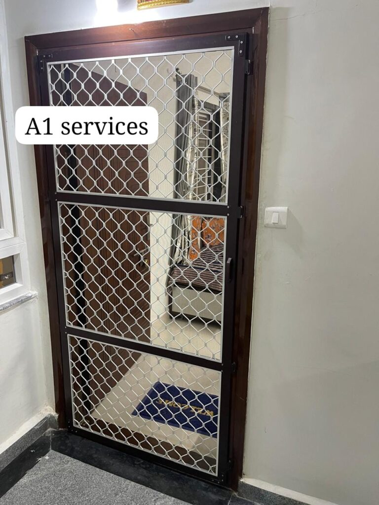 Single Grill Mesh Door02